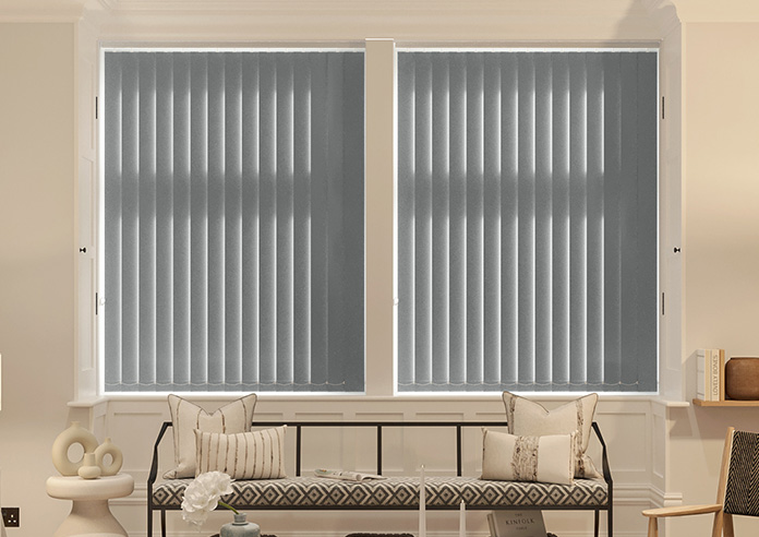 Palermo (Blackout), Graphite - Vertical Blind - Image 6